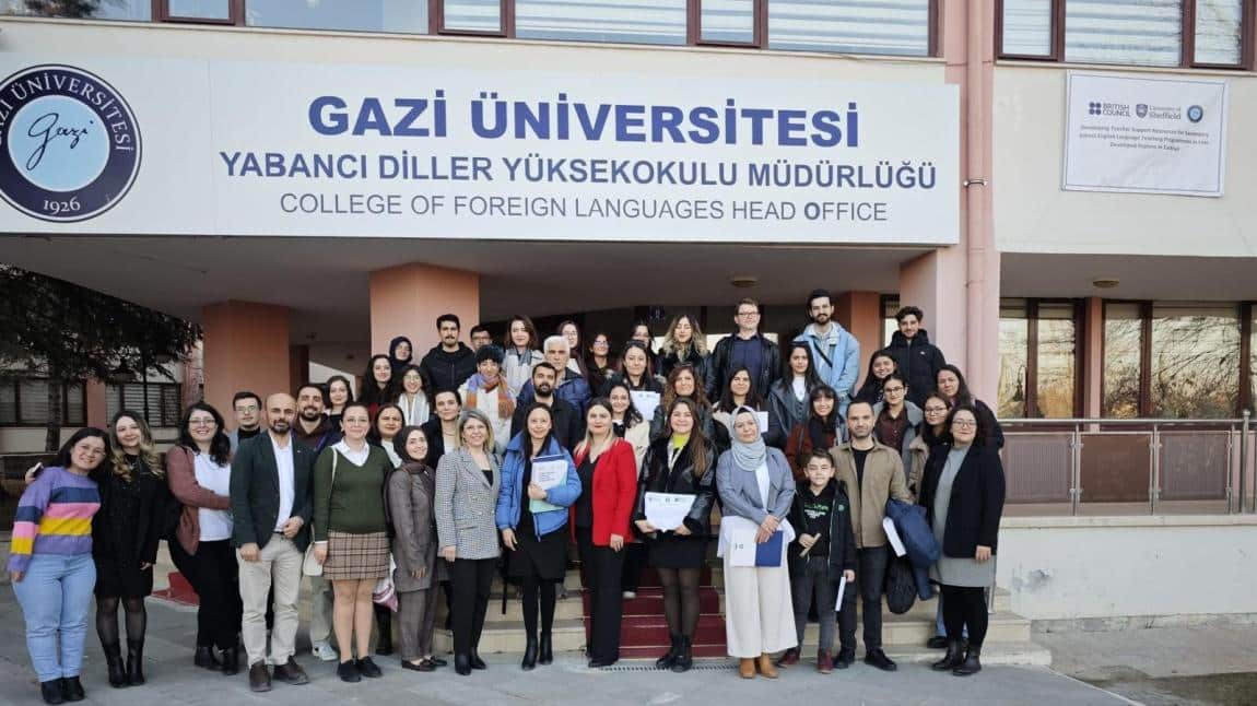 Ankara,Gazi Üniversitesinde düzenlenen uluslararası konferansa İngilizce öğretmenimiz Cansel ALKAYA'nın katılımı